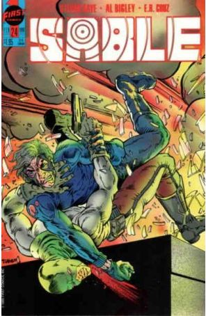 Sable 24 published by First with cover art by Tim Vigil