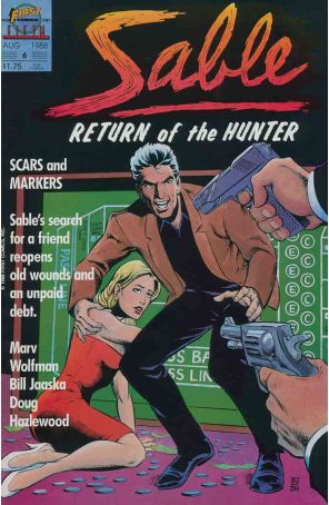 Sable 6 published by First with cover art by Bill Jaaska