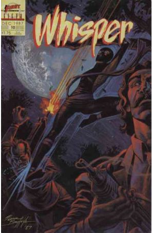 Whisper (Vol. 2) 10 published by First with cover art by Norm Breyfogle