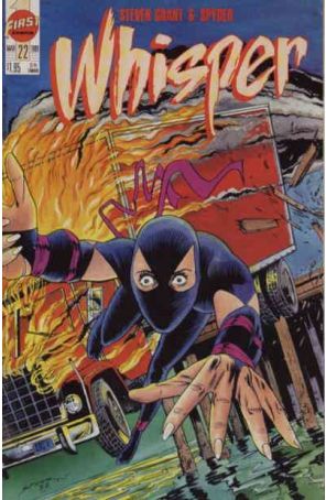 Whisper (Vol. 2) 22 published by First with cover art by Neil Hansen