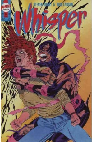 Whisper (Vol. 2) 25 published by First with cover art by Richard Larson