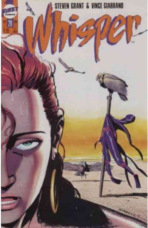 Whisper (Vol. 2) 28 published by First with cover art by Vince Giarrano