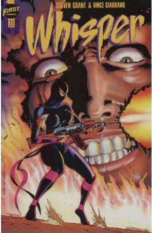 Whisper (Vol. 2) 33 published by First with cover art by Vince Giarrano