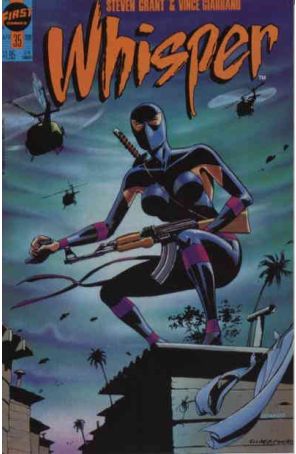 Whisper (Vol. 2) 35 published by First with cover art by Vince Giarrano