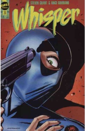 Whisper (Vol. 2) 36 published by First with cover art by Vince Giarrano