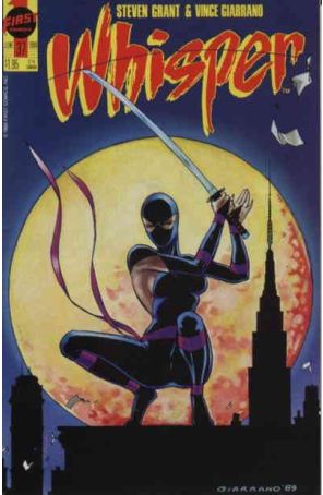Whisper (Vol. 2) 37 published by First with cover art by Vince Giarrano