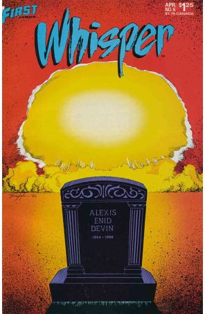 Whisper (Vol. 2) 6 published by First with cover art by Norm Breyfogle