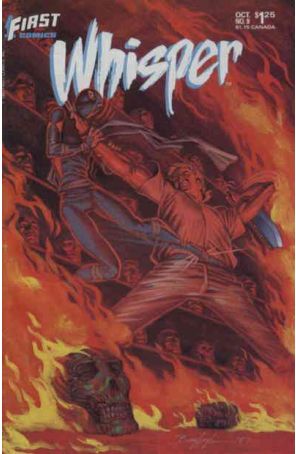 Whisper (Vol. 2) 9 published by First with cover art by Norm Breyfogle