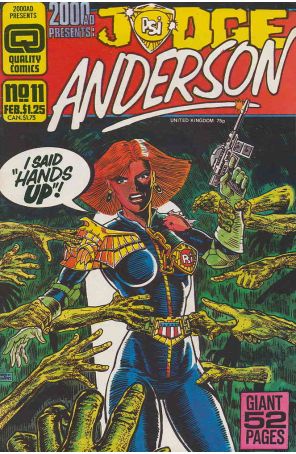 2000 A.D. Presents 11 published by Fleetway Quality with cover art by Brett Ewins