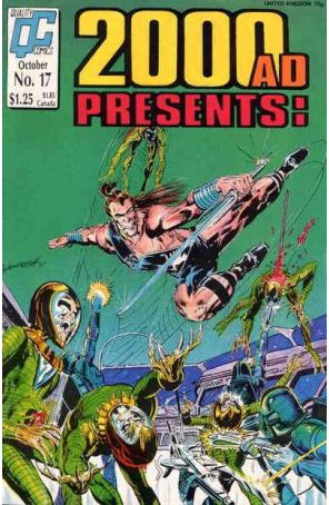 2000 A.D. Presents 17 published by Fleetway Quality with cover art by Tom Grindberg
