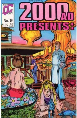 2000 A.D. Presents 19 published by Fleetway Quality with cover art by Tom Grindberg
