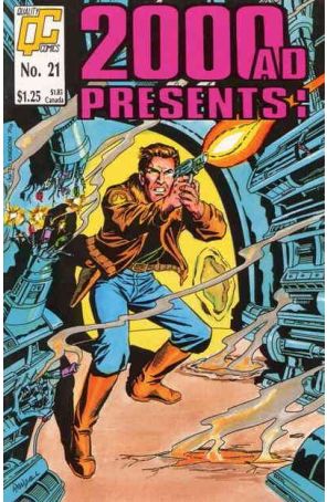 2000 A.D. Presents 21 published by Fleetway Quality with cover art by Ron Randall