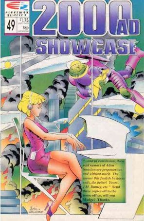 2000 A.D. Showcase (1st Series) 49 published by Fleetway Quality with cover art by Tom Artis