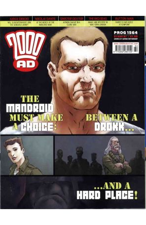 2000 A.D. 1564 published by Fleetway Quality with cover art by Peter Doherty