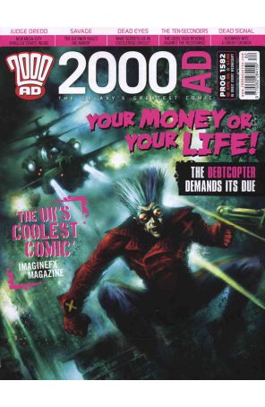 2000 A.D. 1582 published by Fleetway Quality with cover art by Nick Percival