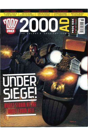 2000 A.D. 1584 published by Fleetway Quality with cover art by Colin MacNeil