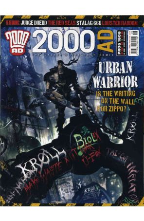 2000 A.D. 1606 published by Fleetway Quality with cover art by Cliff Robinson