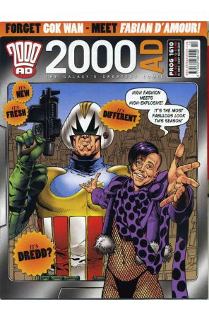 2000 A.D. 1610 published by Fleetway Quality with cover art by Cliff Robinson