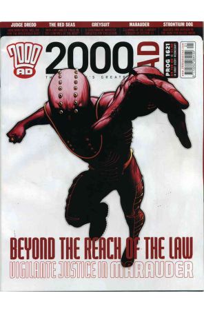 2000 A.D. 1621 published by Fleetway Quality with cover art by Frazer Irving