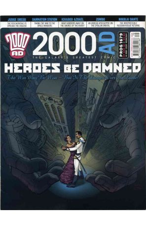 2000 A.D. 1679 published by Fleetway Quality with cover art by Simon Fraser
