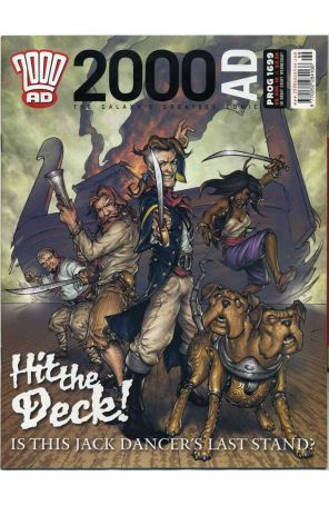 2000 A.D. 1699 published by Fleetway Quality with cover art by Boo Cook