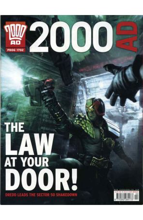 2000 A.D. 1702 published by Fleetway Quality with cover art by Marc Harrison