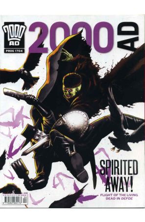 2000 A.D. 1704 published by Fleetway Quality with cover art by Leigh Gallagher
