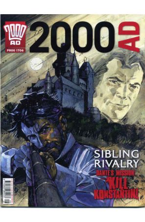 2000 A.D. 1706 published by Fleetway Quality with cover art by Simon Davis
