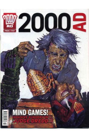 2000 A.D. 1707 published by Fleetway Quality with cover art by Simon Davis
