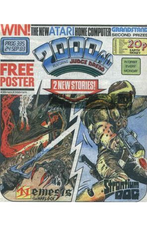 2000 A.D. 335 published by Fleetway Quality