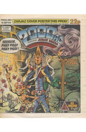 2000 A.D. 383 published by Fleetway Quality
