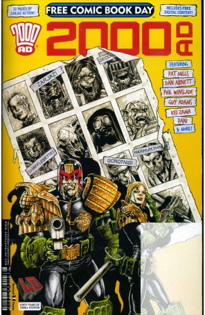 2000 A.D. FCBD 2017 published by Rebellion with cover art by Mike Perkins