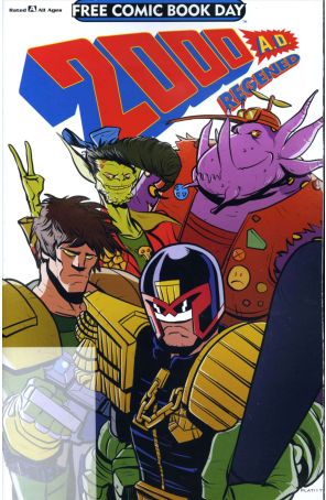 2000 A.D. FCBD 2018 published by Rebellion with cover art by Mike Perkins