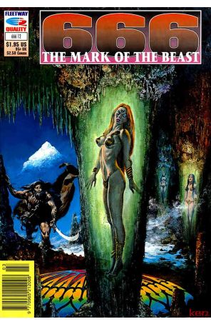 666: The Mark of the Beast 12 published by Fleetway Quality with cover art by Ken Barr
