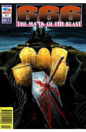 666: The Mark of the Beast 13 published by Fleetway Quality with cover art by Ken Barr