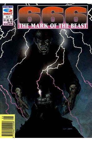 666: The Mark of the Beast 14 published by Fleetway Quality with cover art by Ken Barr