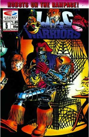 A.B.C. Warriors 5 published by Fleetway Quality with cover art by Richard Larson
