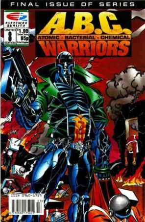 A.B.C. Warriors 8 published by Fleetway Quality with cover art by Richard Larson