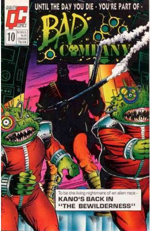 Bad Company 10 published by Fleetway Quality with cover art by Tom Lyle