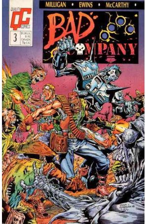 Bad Company 3 published by Fleetway Quality with cover art by Bart Sears