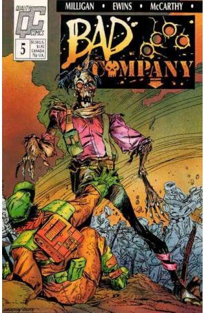 Bad Company 5 published by Fleetway Quality with cover art by Butch Guice