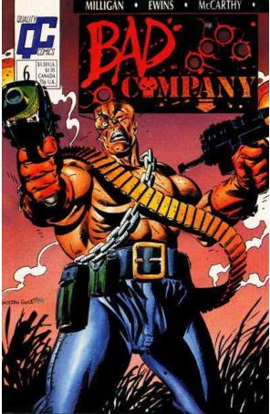 Bad Company 6 published by Fleetway Quality with cover art by Butch Guice