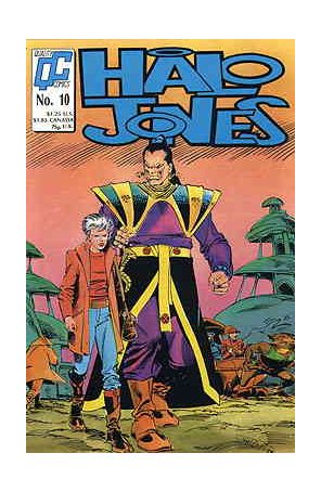 The Ballad of Halo Jones 10 published by Fleetway Quality with cover art by Jim Fern