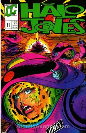 The Ballad of Halo Jones 11 published by Fleetway Quality with cover art by Jim Fern