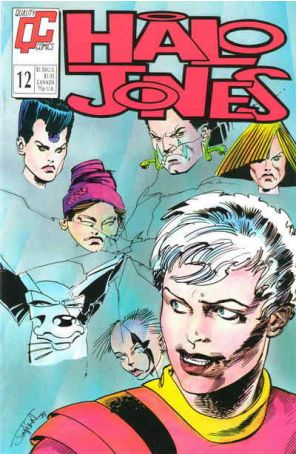 The Ballad of Halo Jones 12 published by Fleetway Quality with cover art by Jim Fern