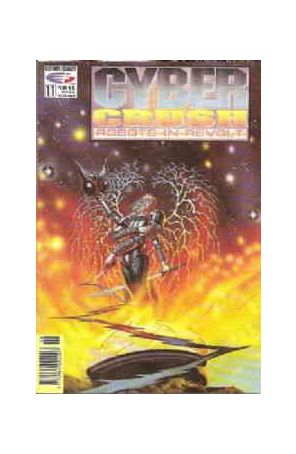 Cyber Crush: Robots in Revolt 11 published by Fleetway Quality with cover art by Ken Barr