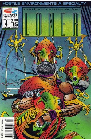 Loner 4 published by Fleetway Quality