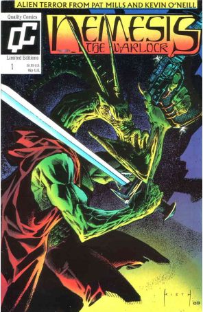 Nemesis the Warlock (Fleetway/Quality) 1 published by Fleetway Quality with cover art by Sam Kieth