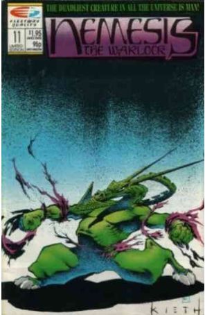 Nemesis the Warlock (Fleetway/Quality) 11 published by Fleetway Quality with cover art by Sam Kieth