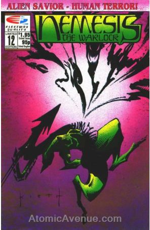 Nemesis the Warlock (Fleetway/Quality) 12 published by Fleetway Quality with cover art by Sam Kieth